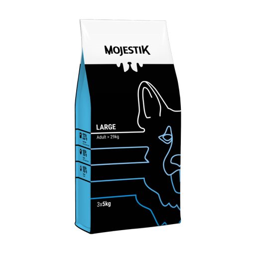 Mojestik Large Adult 15 kg - Kutyatáp felnőtt kutyáknak > 29 kg