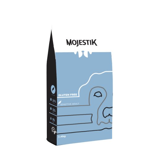 Mojestik Gluten Free Sensitive Adult 12 kg - glutén- és csirkementes kutyatáp érzékeny kutyáknak