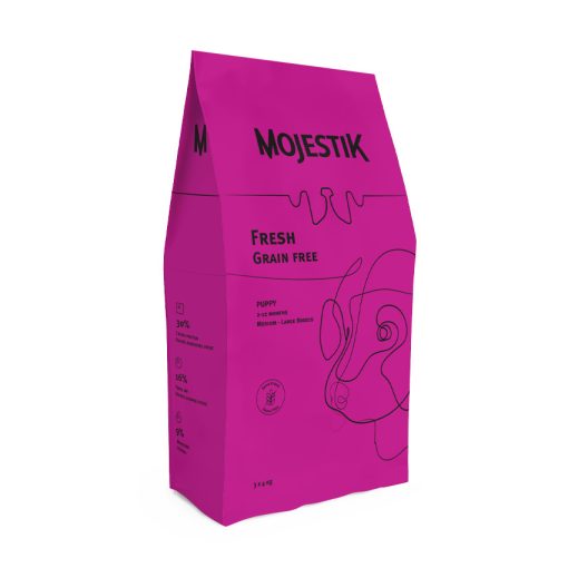 Mojestik Fresh Grain Free Puppy 12 kg - gabonamentes kölyök kutyatáp 2-12 hónapos korig