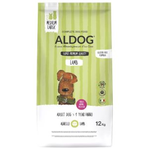   ALDOG LAMB MEDIUM BÁRÁNYOS HIPOALLERGÉN SZUPERPRÉMIUM KUTYATÁP 12 KG - FELNŐTT KUTYÁKNAK