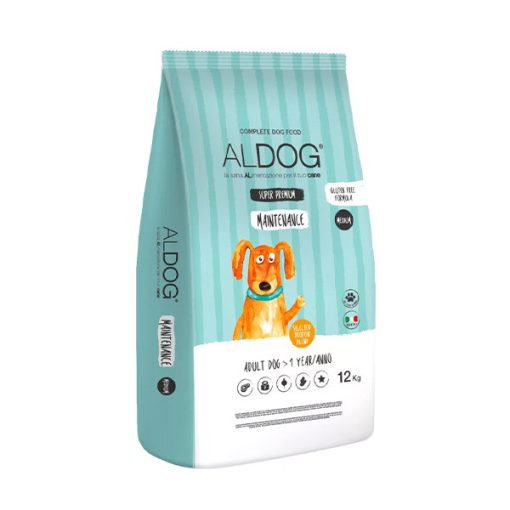 ALDOG MAINTENANCE 12 kg - Felnőtt kutyatáp sertéshússal, marhahússal és csirkehússal
