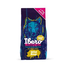 IBERO NATURAL VADDISZNÓHÚSOS, GABONAMENTES SZUPERPRÉMIUM KUTYATÁP M/L 12 kg - FELNŐTT KUTYÁKNAK