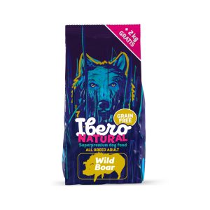   IBERO NATURAL VADDISZNÓHÚSOS, GABONAMENTES SZUPERPRÉMIUM KUTYATÁP M/L 12 kg - FELNŐTT KUTYÁKNAK