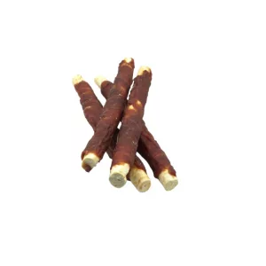   REAL DOG Rawhide Roll Wraps with Lamb 25 cm 500 g – Bárányhússal tekert marhabőr rágórúd kutyáknak