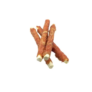  REAL DOG Rawhide Roll Wraps with Rabbit 25 cm 500 g – Nyúlhússal tekert marhabőr rágórúd kutyáknak