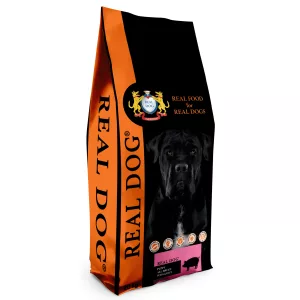   REAL DOG Puppy-Junior All Breeds Pork & Rice 20 kg – Monoproteines száraztáp sertéshússal és rizzsel kölyök- és növendék kutyáknak